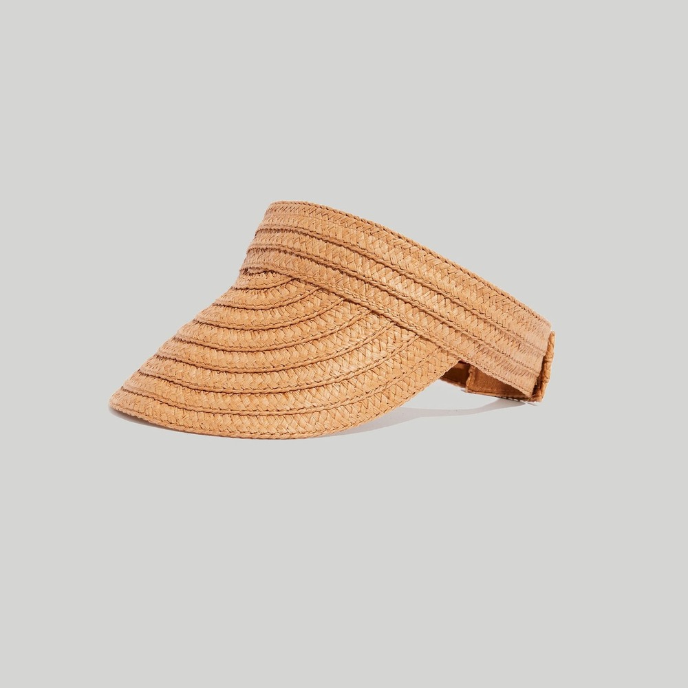 MADEWELL Packable Braided Straw Visor